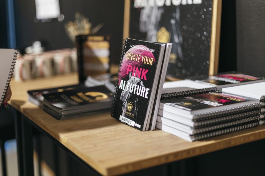 Workbooks on the table